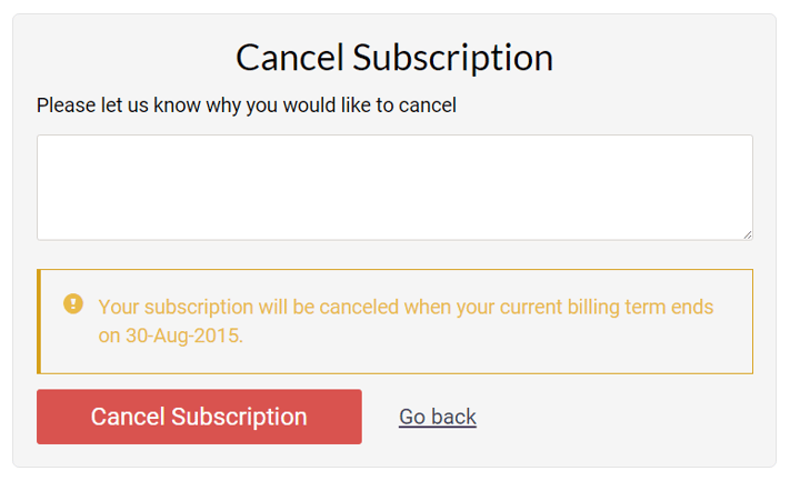 cancel subscription flow email hippo