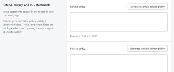 How to Generate a Sample Returns Policy on Shopify
