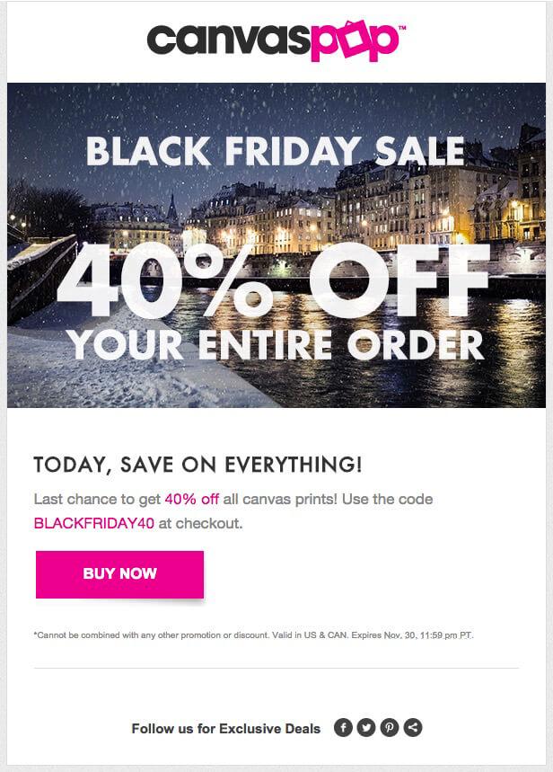 Black Friday Sales Email